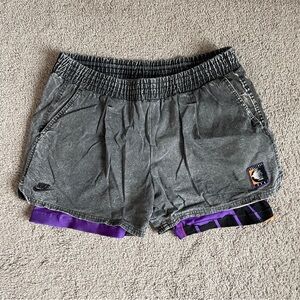 Vintage 90s Nike Andre Agassi Challenge Court Denim spandex Shorts / Mens XL